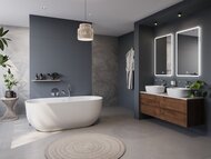 Ванна акриловая BelBagno BB706-1800-800 (1800х800х580) отдельностоящая, белый
