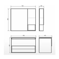 �������-���� COMFORTY �����-90 (900�800�200) ���������, ��� ��������� 00-00006663