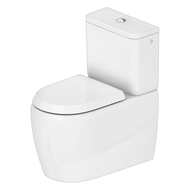 Унитаз-компакт Duravit Qatego 390х660х770, безободковый, универс.выпуск, белый 0947100005+2021090000
