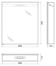   BelBagno (600130700)  LED,,  SPC-1A-DL-BL-600