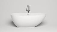 Ванна отдельностоящая Salini Paola 172 S-Sense 1720х820х600 иск. камень, белый глянец 101512G
