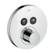 Смеситель Axor ShowerSelect 36723000 для душа, встраиваемый в стену, термостат, 2 потребителя, хром