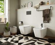 Унитаз подвесной Ceramicanova Metric 510х345х340 безободковый, сиденье микролифт, крепеж CN3007