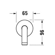  Duravit UV0670028010  , 410 , 