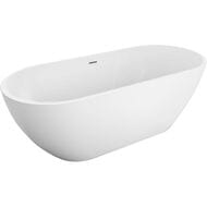 Ванна акриловая BelBagno BB701-1700-750-K (1700х750х580) отдельностоящая, белый