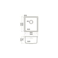 ����� Omoikiri TADZAVA 39-GM (390�440�200) ����������� ������, ��������� ����� 4993079