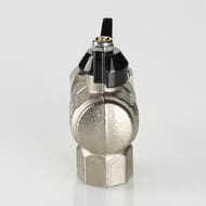 Кран угловой с американкой 3/4"ВН VALTEC PERFECT черная бабочка VT.328.N.05