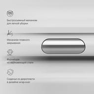 Унитаз подвесной AM.PM Like FlashClean (355х530х400) безободковый, сиденье с микролифтом C801701SC