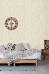 Обои виниловые на флизелине Marburg City Glam 32313 (1,06х10,05) штукатурка, бежевые (рул.)