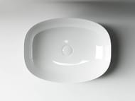 Раковина накладная Ceramicanova Element 500х380х140 без перелива, без отв. под смес., белый CN5005