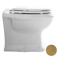 Сиденье для унитаза Simas ARCADE белое/бронза AR 003 Br