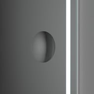 Зеркало AM.PM Gem настенное с LED-подсветкой (1000х700х30) с часами и косм.зеркалом M91AMOX1003WG