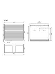 ����� ��� �������� Sancos Folk Floor FL100FES 995�445�850 ���������, � 2-�� �������, Ergraut soft