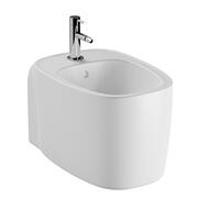 Биде Vitra Plural подвесное 550 мм, антибактериальное покрытие, перелив, белый мат. 7831B401-0288