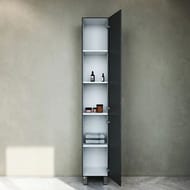 Шкаф-колонна AM.PM Gem S напольный, правый (300x320x1900) цвет: графит матовый M91CSR0306GM