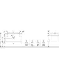    Duravit L-Cube 820481405 , 1 ,    LC614109090