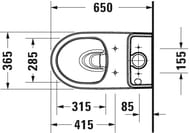 ������ ��������� Duravit No.1 365�650��, ������������, ����� 25120900002