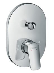 Смеситель Hansgrohe Logis 71406 для ванны/душа, встраиваемый, однозахватный, наружная часть,хром