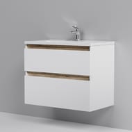 Тумба под раковину AM.PM X-Joy (800х620х450) подвесная, 2 ящика, белый глянец M85AFHX0802WG