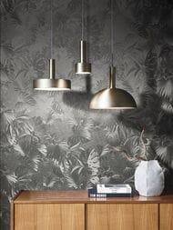 Обои виниловые на флизелине Marburg Botanica 33001 (1,06х10,05) листья, серые (рул.)