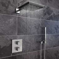 Душевая система Grohe Grohtherm Cube 34741000 термостат, верхний душ 230, лейка, кронштейн, шланг