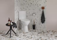 Унитаз-компакт угловой Vitra Arkitekt (360х760х815) с сиденьем,антиб. покр.,гориз. вып.9754B003-7200
