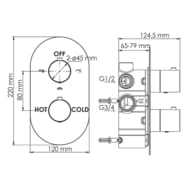 ������� ������� WasserKRAFT A174868 Thermo ������������ ���������, �����, �������/������ ���, ����