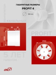 ���������� ERA PROFIT D100 ��������� 107 �3/�, 35 ��, ������, �����, PROFIT 4