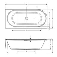 ����� ��������� RIHO DESIRE R 184x84 ������������� ������ (��������� � ����� ����)