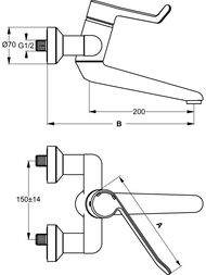   Ideal Standard CERAPLUS B8224AA ,  200