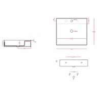 �������� ��������� ArtCeram Scalino 550�480�115 ��� ��������, ���. ��� ����., ����� SCL007 01 00