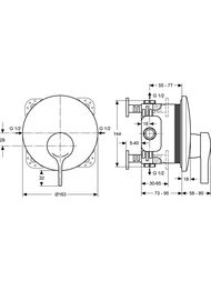 ��������� ��� ���� Ideal Standard MELANGE A4719AA ������������, �������� ��� ���������� �������