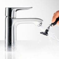 Смеситель Hansgrohe Metris 31285000 для умывальника с гигиеническим душем (комплект)