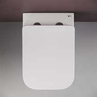 Унитаз подвесной Ceramicanova Metric 510х345х340 безободковый, сиденье микролифт, крепеж CN3007