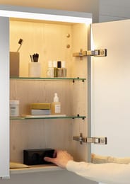 ���������� ���� Burgbad Lin20 1600�700�170 LED, 4 ������, ������, ��� ������� SPQK160F5354