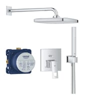 Душевая система Grohe Eurocube 25239000 встраиваемый смеситель с вн.частью, верхний/ручной душ, хром