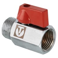 Кран шаровой 1/2" ВН.-НАР. VALTEC BASE MINI, VT.331.N.04