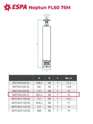    ESPA Neptun FL60 75M    97054