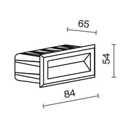 ��������� ��� ������� Maytoni Bosca (�����) O045SL-L3B3K, 3000� 3�� IP 65, ������