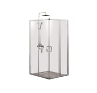 Душевой уголок BelBagno Unique 750-900х750-900х1900 стекло прозр/проф.хром UNIQUE-A-2-75/90-C-Cr
