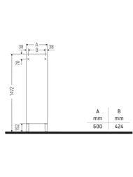  Duravit L-Cube 5001320243 , 3 ,  ,   LC1169L1818