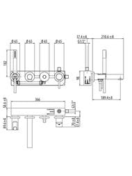 ��������� GATTONI Circle One 9005/90NO ��� �����/����, ������������, ������ ���