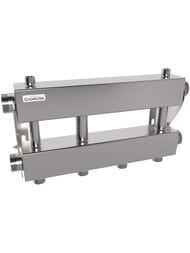 Модульный коллектор Gidruss MKSS-150-2x25 до 150 кВт, 2 магистр. подкл. 1 1/2, 2 контура 1" — изображение 2