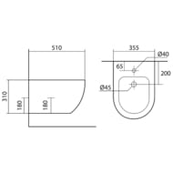 ���� ��������� ������� ������ 510�355�310�� ������������, ��������. ������,������ ������� AQ1016-MB