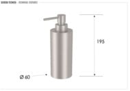 Дозатор для жидкого мыла Remer INOX SSXI13A, нержавеющая сталь матовая — изображение 2