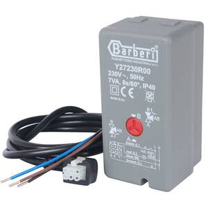 Сервопривод для 3-ходовых зональных клапанов STOUT 230V, время движения 8 сек., 1м SVM-0071-230008