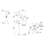 ��������� ��� ���� Fantini Nostromo Small 5002G908F �������������, ������ ������, ����: ����