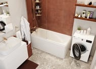 Ванна акриловая VAGNERPLAST ARONIA 160 (1600х750х410) прямоугольная, белая VPBA160ARN2X-04