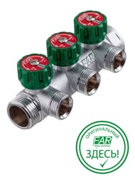 ��������� ������������ FAR 3/4"�� �� 3 ������ 1/2"EU, � �������� ��� ������� �����., FK 3822 3412UN