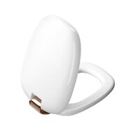 Сиденье Vitra Plural плавное закрытие, быстросъемное, белый/медь 126-003-029
